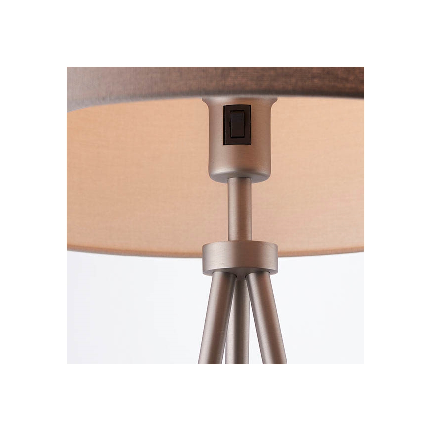 Endon 66987 - Vloerlamp TRI 1xE27/60W/230V beige