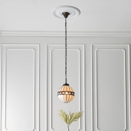 Endon 67044 - Hanglamp aan een ketting FARGO 1xE14/40W/230V diameter 25,5 cm