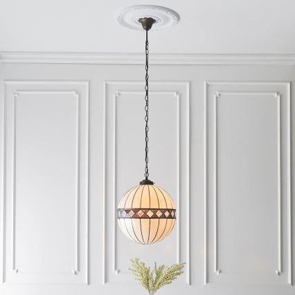 Endon 67045 - Hanglamp aan een ketting FARGO 1xE27/60W/230V diameter 40 cm