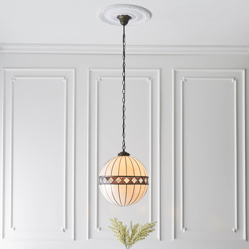 Endon 67045 - Hanglamp aan een ketting FARGO 1xE27/60W/230V diameter 40 cm