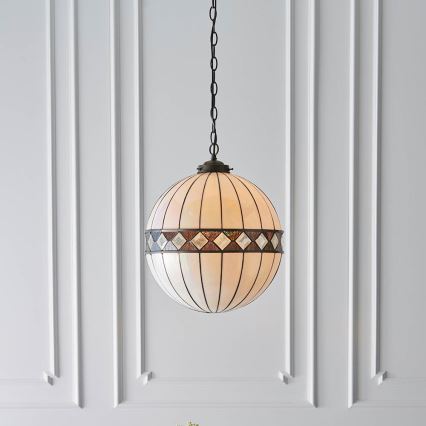 Endon 67045 - Hanglamp aan een ketting FARGO 1xE27/60W/230V diameter 40 cm