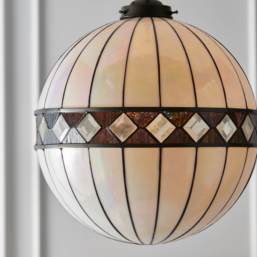Endon 67045 - Hanglamp aan een ketting FARGO 1xE27/60W/230V diameter 40 cm