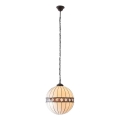 Endon 67045 - Kroonluchter met ketting Tiffany FARGO 1xE27/60W/230V Ø 40 cm