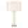 Endon 68802 - Dimbare tafellamp met aanraakbediening LESSINA 1xE27/10W/230V goud/wit