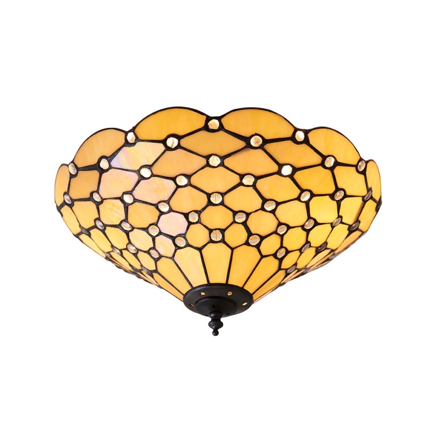 Endon 70242 - Plafondlamp PEARL 2xE27/60W/230V diameter 37 cm