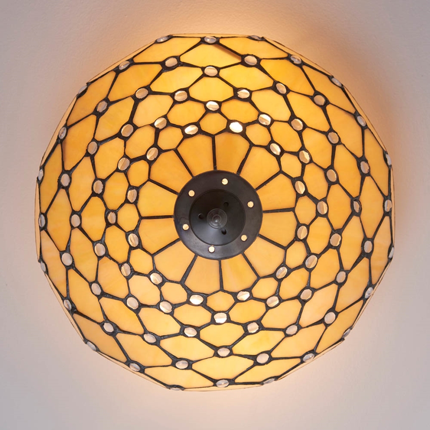 Endon 70242 - Plafondlamp PEARL 2xE27/60W/230V diameter 37 cm