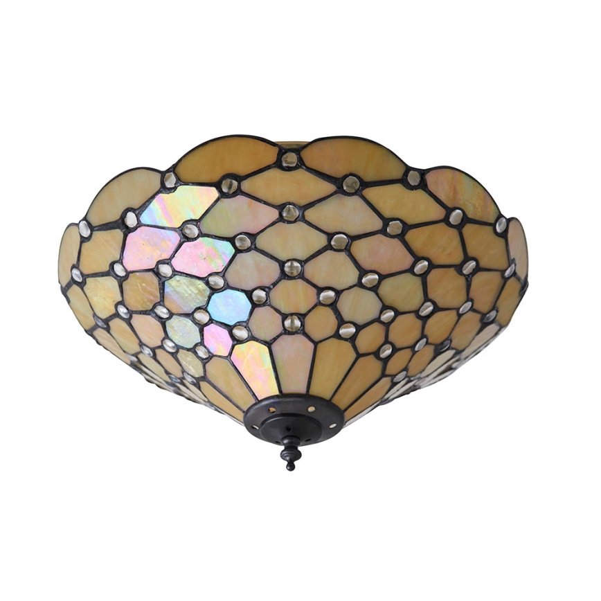 Endon 70242 - Plafondlamp PEARL 2xE27/60W/230V diameter 37 cm