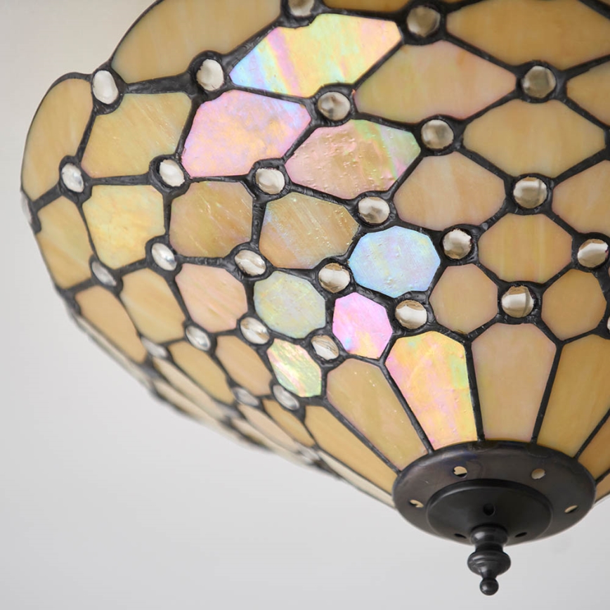 Endon 70242 - Plafondlamp PEARL 2xE27/60W/230V diameter 37 cm