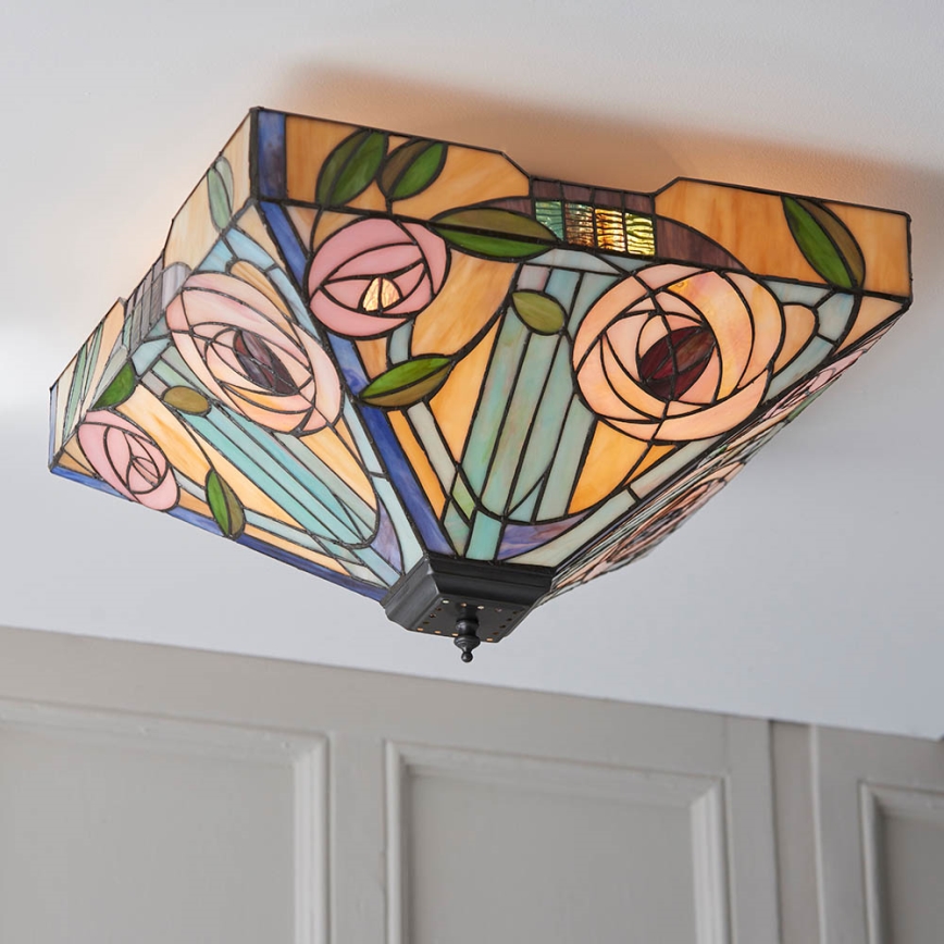 Endon 70698 - Plafondlamp WILLOW 2xE27/60W/230V