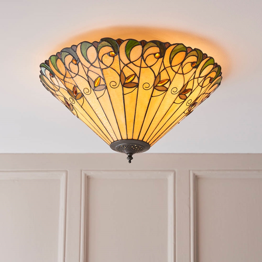 Endon 70706 - Plafondlamp JAMELIA 2xE27/60W/230V diameter 50 cm