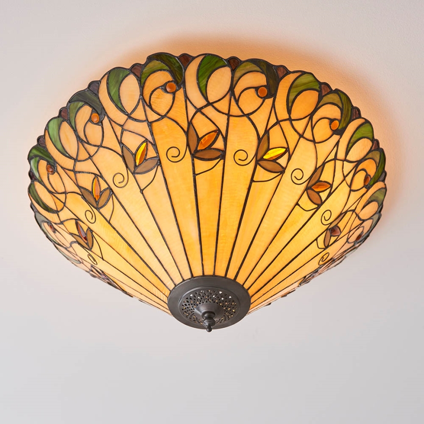Endon 70706 - Plafondlamp JAMELIA 2xE27/60W/230V diameter 50 cm