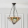 Endon 70750 - Tiffany-kroonluchter aan ketting HECTOR 3xE27/60W/230V Ø 40 cm