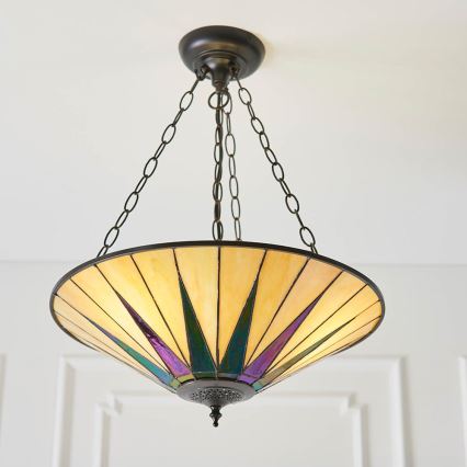 Endon 70754 - Hanglamp aan een ketting DARK STAR 3xE27/60W/230V diameter 49 cm