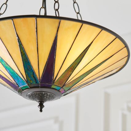 Endon 70754 - Hanglamp aan een ketting DARK STAR 3xE27/60W/230V diameter 49 cm