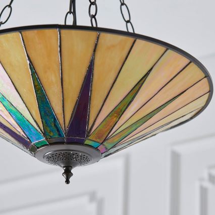 Endon 70754 - Hanglamp aan een ketting DARK STAR 3xE27/60W/230V diameter 49 cm