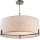 Endon 72635 - Hanglamp met vaste pendel HAYFIELD 3xE27/40W/230V mat chroom/grijs