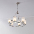 Endon 74128 - Hanglamp aan een ketting EASTON 6xE14/6W/230V glanzend chroom
