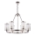 Endon 74128 - Hanglamp aan een ketting EASTON 6xE14/6W/230V glanzend chroom