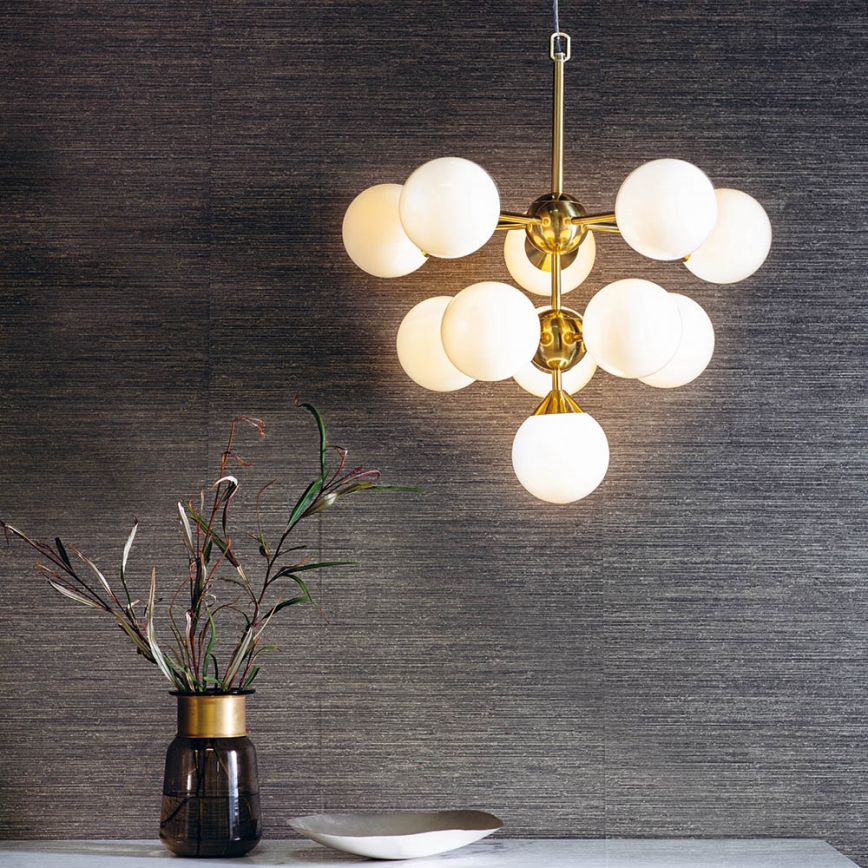 Endon 76500 - Hanglamp aan een koord OSCAR 11xG9/18W/230V messing
