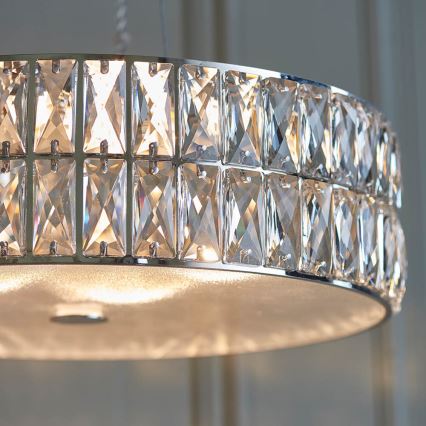 Endon 76513 - LED-hanglamp aan kabel VERINA 5xLED/5W/230V glanzend chroom