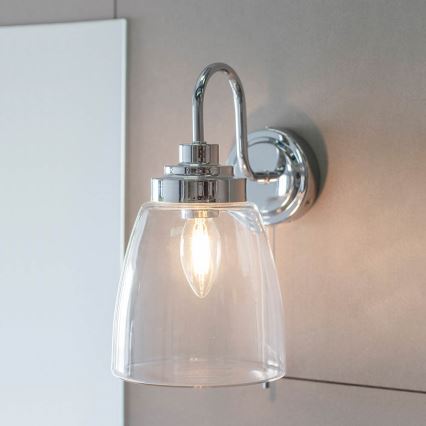 Endon 77088 - Badkamerwandlamp ASHBURY 1xE14/4W/230V IP44 glanzend chroom