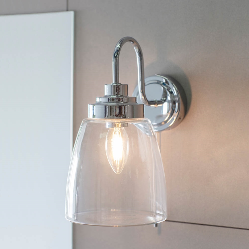 Endon 77088 - Badkamerwandlamp ASHBURY 1xE14/4W/230V IP44 glanzend chroom