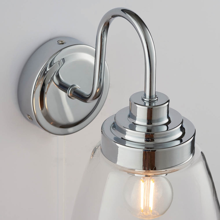 Endon 77088 - Badkamerwandlamp ASHBURY 1xE14/4W/230V IP44 glanzend chroom
