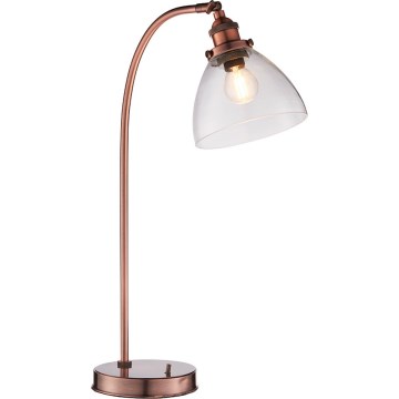 Endon 77861 - Tafellamp HANSEN 1xE27/40W/230V koper
