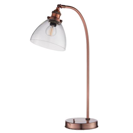 Endon 77861 - Tafellamp HANSEN 1xE27/40W/230V koper