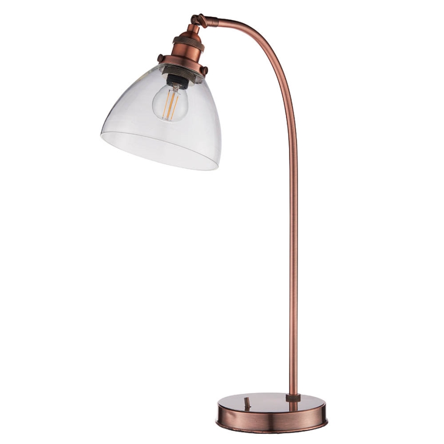 Endon 77861 - Tafellamp HANSEN 1xE27/40W/230V koper
