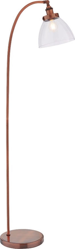 Endon 77862 - Staande Lamp HANSEN 1xE27/40W/230V koper