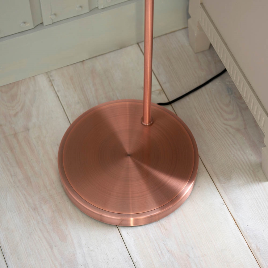 Endon 77862 - Staande Lamp HANSEN 1xE27/40W/230V koper