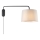 Endon 79380 - Wandlamp CARLSON 1xE27/40W/230V grijs/zwart