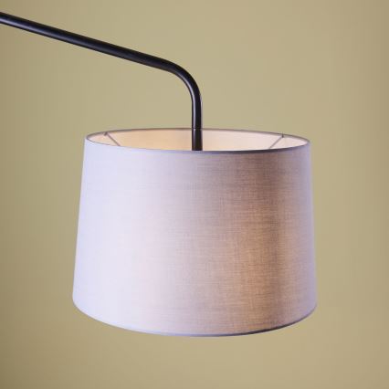 Endon 79380 - Wandlamp CARLSON 1xE27/40W/230V grijs/zwart