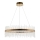 Endon 81908 - Dimbare LED hanglamp aan een koord ADRIEL LED/58W/230V 3000K diameter 70 cm goud/doorzichtig