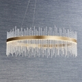 Endon 81908 - LED dimbare hanglamp aan kabel ADRIEL LED/58W/230V 3000K Ø 70 cm goud/helder