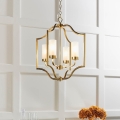 Endon 81914 - Kroonluchter aan ketting EDREA 4xE14/6W/230V messing