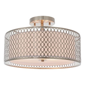 Endon 81966 - Bevestigde hanglamp CORDERO 3xE27/10W/230V mat chroom