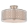 Endon 81966 - Bevestigde hanglamp CORDERO 3xE27/10W/230V mat chroom