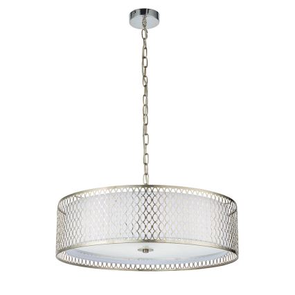 Endon 81969 - Hanglamp aan een ketting CORDERO 3xE27/10W/230V mat chroom