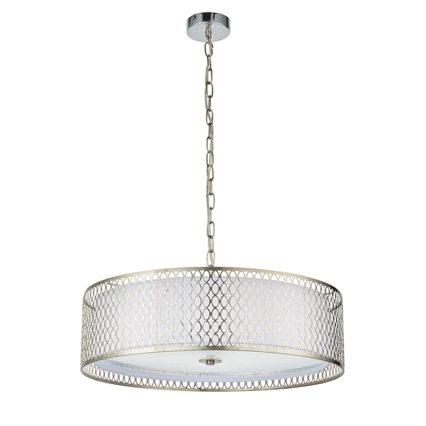Endon 81969 - Hanglamp aan een ketting CORDERO 3xE27/10W/230V mat chroom