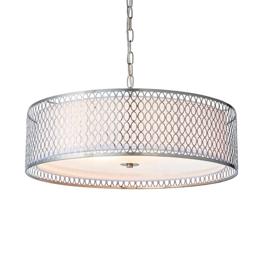 Endon 81969 - Hanglamp aan een ketting CORDERO 3xE27/10W/230V mat chroom