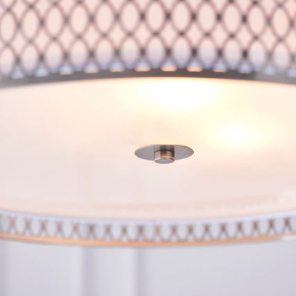 Endon 81969 - Hanglamp aan een ketting CORDERO 3xE27/10W/230V mat chroom