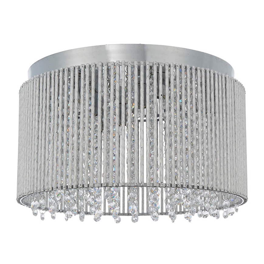 Endon 81980 - Kristallen plafondlamp GALINA 10xG9/25W/230V mat chroom
