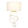 Endon 82070 - Wandlamp 1xE27/10W/230V wit/messing