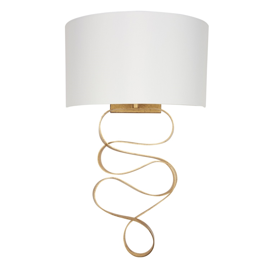 Endon 82070 - Wandlamp 1xE27/10W/230V wit/messing