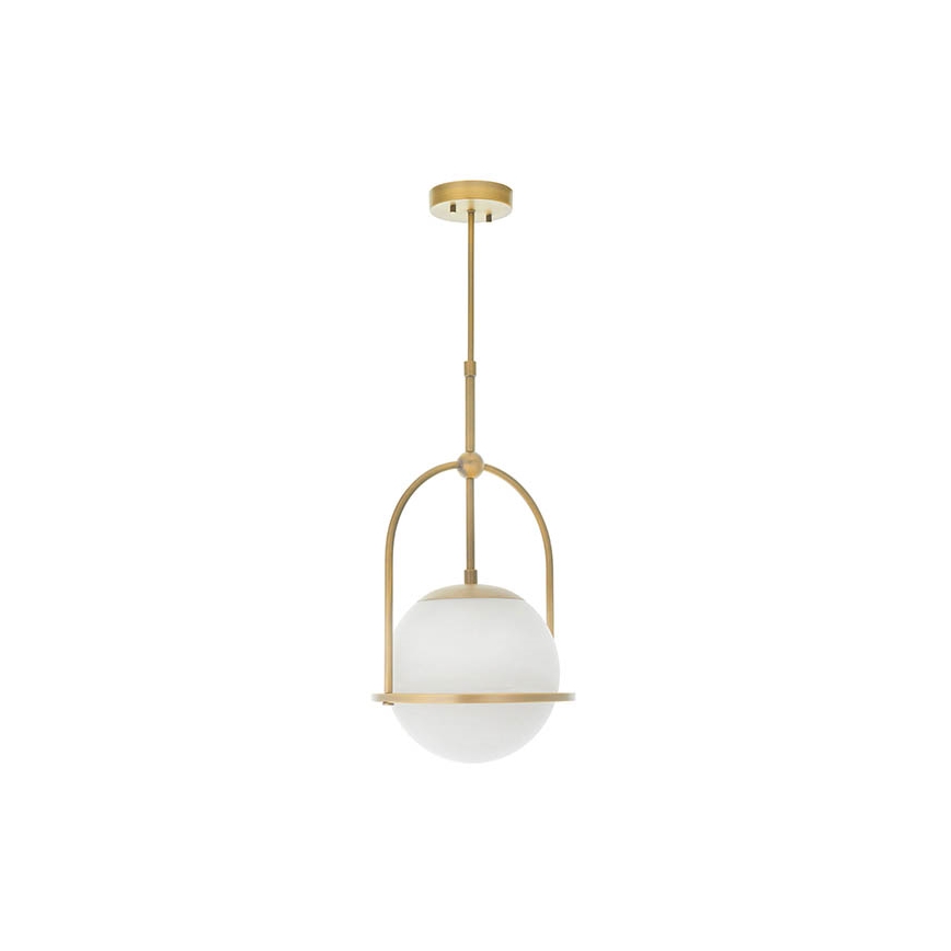 Endon 90844 - Hanglamp ONTARIO met staaf 1xE27/10W/230V messing