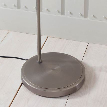 Endon 91741 - Vloerlamp HANSEN 1xE27/40W/230V mat chroom