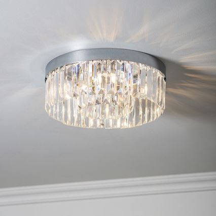 Endon 91811 - Plafondlamp SHIMMER voor badkamer 5xG9/18W/230V IP44 glanzend chroom