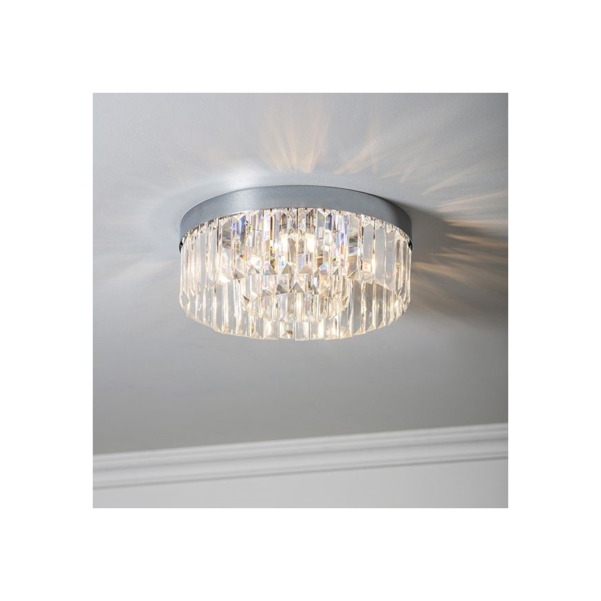 Endon 91811 - Plafondlamp SHIMMER voor badkamer 5xG9/18W/230V IP44 glanzend chroom